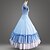 cheap Historical &amp; Vintage Costumes-Vintage Gothic Victorian Medieval 18th Century Dress Party Costume Masquerade Women&#039;s Costume Blue Vintage Cosplay Party Prom Short Sleeve Floor Length Plus Size Customized