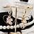 preiswerte עגילים אופנתיים-Women&#039;s Drop Earrings Link / Chain Heart Ladies European Gold Plated Austria Crystal Earrings Jewelry Gold For Street 1 Pair