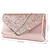 cheap Clutches &amp; Evening Bags-Women&#039;s Clutch Bags PU Leather for Evening Bridal Wedding Party with Glitter Solid Color Glitter Shine in Black Silver Pink