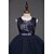 cheap Movie &amp; TV Theme Costumes-Cinderella Princess Dress Party Costume A-Line Dress Flower Girl Dress Girls&#039; Kid&#039;s Organza Costume Navy Blue / Burgundy Vintage Cosplay Sleeveless