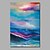 levne Abstraktní malby-Oil Painting Hand Painted - Abstract Landscape Comtemporary Modern Stretched Canvas / Rolled Canvas