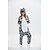 cheap Kigurumi Pajamas-Kid&#039;s Kigurumi Pajamas Zebra Onesie Pajamas Flannel Toison Black / White Cosplay For Boys and Girls Animal Sleepwear Cartoon Festival / Holiday Costumes / Leotard / Onesie / Leotard / Onesie