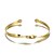 baratos Pulseira-4pcs Women&#039;s Chain Bracelet Bracelet Classic Ladies Artistic Unique Design Fashion Alloy Bracelet Jewelry Gold For Daily Street
