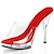 cheap Women&#039;s Heels-Women&#039;s Heels Clogs &amp; Mules Katy Perry Sandals Sexy Shoes Clear Shoes Party Daily Party &amp; Evening Solid Color Solid Colored Summer Platform High Heel Pumps Peep Toe Sexy Classic Minimalism PVC Loafer