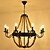 economico Modello a candelabro-8-Light 85 cm Stile Mini Creativo Lampadari Metallo Industriale Finiture verniciate Retrò 110-120V 220-240V