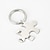 cheap Keychains-Classic Theme / Creative / Wedding Keychain Favors Stainless Keychains - 2 pcs All Seasons