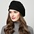 abordables Chapeaux Femme-Laine Chapeaux avec Bonnet / Couleur Unie 1 Pièce Mariage / Usage quotidien Casque