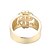 cheap Rings-Ring 3D Gold 18K Gold Plated Rhinestone Alloy Ladies Unique Design Fashion 1pc 9 10 / Women&#039;s