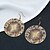 cheap Earrings-Women&#039;s Gold Earrings Set Classic Flower Fashion Earrings Jewelry Rainbow For Party Daily 1 set