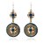 Недорогие Модные серьги-Women&#039;s Drop Earrings Retro Flower Ladies Vintage Trendy Earrings Jewelry Gold / Silver For Ceremony Carnival 1 Pair