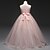 お買い得  パーティードレス-子供 リトル 女の子 ドレス フラワー ソリッド ホワイト パープル ピンク ノースリーブ ベーシック ドレス