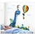 cheap Wall Stickers-Animals / Christmas Decorations Wall Stickers Plane Wall Stickers / Holiday Wall Stickers Decorative Wall Stickers, PVC Home Decoration Wall Decal Wall Decoration 1 set