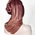 cheap Synthetic Trendy Wigs-Synthetic Wig Cosplay Wig Wavy Side Part Braid Medium Length Brown / Burgundy Synthetic Hair 35.5 inch Women&#039;s Fashionable Design Easy to Carry Women Red Brown(NON-LACE)