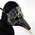 cheap Historical &amp; Vintage Costumes-Plague Doctor Steampunk Masquerade All Costume Mask Black Vintage Cosplay
