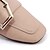 halpa Women&#039;s Slip-Ons &amp; Loafers-Women&#039;s Loafers &amp; Slip-Ons Flat Heel Square Toe Buckle PU Casual / Preppy Spring &amp;  Fall White / Yellow / Pink / Daily
