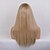 זול פאות ללא כיסוי משיער אנושי-שיער אנושי פאה ישר ישר ערמון בהיר חום בינוני עם בלונדינית בלונד בלונדיני / בלונד בלונדיני