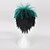 levne Syntetické trendy paruky-Syntetické paruky Volný Asymentrický střih Paruka Krátký Zelená Umělé vlasy 4 inch Pánské cosplay Zelená