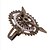זול Fashion Ring-נשים טבעת סגנון וינטג&#039; קפה סגסוגת גלגל שיניים נשים סטימפונק קינטית 1 pc מתכווננת / בגדי ריקוד נשים