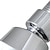 voordelige Regendouches-badkamer oem douche abs 6 inch eenvoudige lagedruk douchekop zilverachtige moderne eenvoud van galvaniseren top spray douche