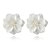 levne Módní náušnice-Women&#039;s Stud Earrings 3D Flower Ladies Stylish Classic Elegant Imitation Pearl Resin Earrings Jewelry White / Black / Light Pink For Daily 1 Pair
