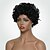cheap Human Hair Capless Wigs-Human Hair Blend Wig Short Curly Short Bob Short Hairstyles 2020 Black Natural Hairline Capless Women&#039;s Natural Black #1B 8 inch