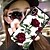 baratos Capas para iPhone-Capinha Para Apple iPhone XS / iPhone XR / iPhone XS Max Estampada Capa traseira Flor Rígida Silicone / PC