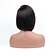 halpa Peruukit ihmisen hiuksista-Remy-hius Full Lace Lace Front Peruukki Epäsymmetrinen leikkaus Rihanna tyyli Brasilialainen Suora Musta Peruukki 130% 150% 180% Hiusten tiheys Pehmeä Naisten Mukava Naisten Lyhyt Aitohiusperuukit