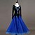 cheap Ballroom Dancewear-Ballroom Dance Dresses Women&#039;s Training Nylon / Organza / Tulle Crystals / Rhinestones Long Sleeve High Dress