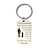 cheap Customized Prints and Gifts-Classic Theme / Creative / Wedding Keychain Favors Stainless Keychains - 1 pcs All Seasons