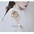 cheap Pregadeiras e Pins-Women&#039;s Brooches Mismatched Pearl Brooch Jewelry Gold For Wedding Ceremony