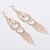 cheap Earrings-Women&#039;s AAA Cubic Zirconia Drop Earrings Classic Tassel Rhinestone Earrings Jewelry Gold / Silver For Wedding Party 1 Pair
