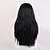 cheap Human Hair Capless Wigs-Human Hair Blend Wig Very Long Curly Natural Wave Side Part Layered Haircut Asymmetrical Neat Bang Black Brown Party Comfortable Natural Hairline Capless Women&#039;s All Chestnut Brown Black 24 inch