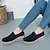 ieftine Mocasini de Damă-Women&#039;s Cowhide Spring &amp; Summer Casual Loafers &amp; Slip-Ons Creepers Round Toe Red / Blue / Almond