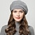 abordables Chapeaux Femme-Laine Chapeaux avec Bonnet / Couleur Unie 1 Pièce Mariage / Usage quotidien Casque