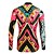 cheap Women&#039;s Cycling Clothing-ILPALADINO Women&#039;s Long Sleeve Cycling Jersey Winter Elastane Black Floral Botanical Funny Bike Top Mountain Bike MTB Road Bike Cycling Breathable Ultraviolet Resistant Quick Dry Sports Clothing