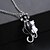رخيصةأون قلادات-Women&#039;s Pendant Necklace 3D Cat Ladies Simple Sweet Alloy Silver 42+5 cm Necklace Jewelry 1pc For Daily
