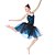 ieftine Ținute Balet-Balet Bijuterii de Păr Dantelă Pliuri Combinată Pentru femei Performanță Fără manșon Înalt Elastic Dantelă Tulle