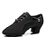 cheap Practice Dance Shoes-Women&#039;s Latin Shoes Ballroom Dance Shoes Practice Trainning Dance Shoes Line Dance Performance Party Practice Lace Up Oxford Two-Point Bottom Thick Heel Lace-up Black