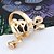 baratos Anéis-Ring Hollow Out Gold Rhinestone Alloy Peacock Ladies Stylish Classic 1pc 6 7 8 9 / Women&#039;s