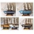 abordables Statues-Meubles de voile méditerranéens créatifs meubles de bureau de voile simples meubles de bureau d&#039;artisanat en bois décoration de la maison
