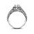 cheap Rings-Ring Diamond Hollow Out Silver Copper Platinum Plated Imitation Diamond Petal Ladies Trendy Romantic 1pc 6 7 8 9 10 / Women&#039;s / Cubic Zirconia