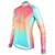 お買い得  ウィメンズ サイクリングクロージング-ILPALADINO Women&#039;s Cycling Jersey Long Sleeve Winter Bike Top with 3 Rear Pockets Mountain Bike MTB Road Bike Cycling Breathable Ultraviolet Resistant Quick Dry Fuchsia Rainbow Floral Botanical