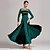 abordables Vêtements de Danse-Danse de Salon Robe Combinaison Femme Entraînement Utilisation Manches Longues Taille haute Tulle Pleuche Fibre de Lait