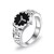 cheap Rings-Ring Classic Silver Copper Rhinestone Pointer Ladies Artistic Unique Design 1pc 7 8 9 10 / Women&#039;s