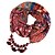 cheap Necklaces-Women&#039;s Scarf Necklace Long Ladies Tropical British Oversized Poly / Cotton Wine Black Purple Blue Orange 180 cm Necklace Jewelry 1pc For New Year Valentine