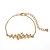 cheap Bracelets-4pcs Women&#039;s Chain Bracelet Bracelet Classic Ladies Artistic Unique Design Fashion Alloy Bracelet Jewelry Gold For Daily Street