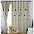 preiswerte Fenstervorhänge-Mediterranean Blackout Curtains Drapes Two Panels Curtain / Dining Room