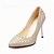 cheap Wedding Shoes-Women&#039;s Stiletto Heel Leatherette Spring / Summer Black / Silver / Gold / Party &amp; Evening / EU39