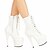 cheap Women&#039;s Boots-Women&#039;s Boots Fall Stiletto Heel / Platform Slingback Fashion Boots Club Shoes Wedding Party &amp; Evening Lace-up Patent Leather / Customized Materials / Leatherette Mid-Calf Boots White / Black / Light