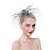 cheap Fascinators-Tulle / Feathers Fascinators / Headdress / Headpiece with Feather 1 Piece Party / Evening / Business / Ceremony / Wedding Headpiece